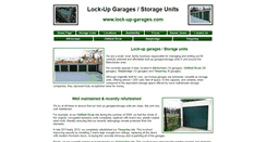 Desktop Screenshot of lock-up-garages.com